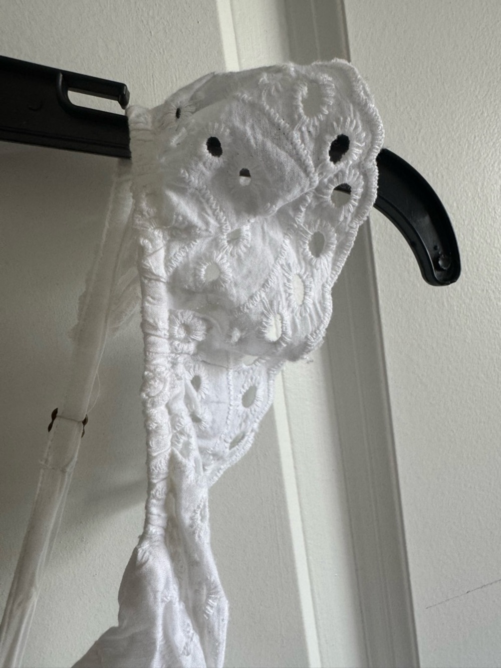 Sincerely Jules White Eyelet Maxi Dress with Ruffle Hem - Picture 5 of 7